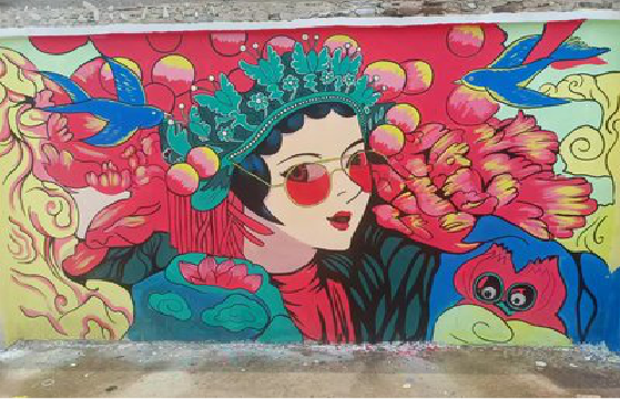 湘乡墙体彩绘-网红墙