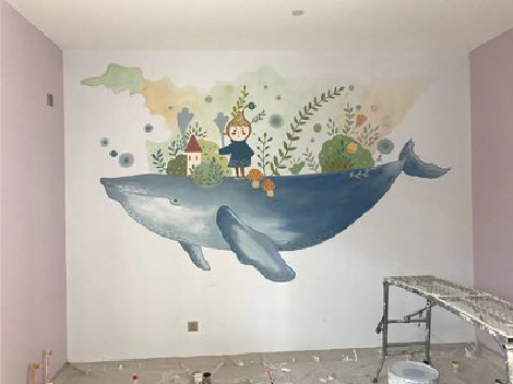 湘乡手绘墙的特点及优势。